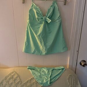 Old Navy Turquoise Swim Tankini